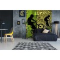 Fototapeta na flizelinie MS-3-0328 BICYCLE GREEN