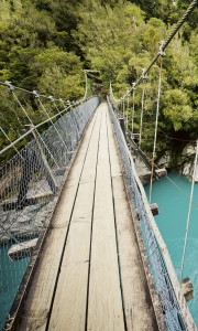 Fototapeta na flizelinie MS-2-0082 WOODEN BRIDGE