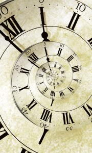 Fototapeta na flizelinie MS-2-0272 SPIRAL CLOCK