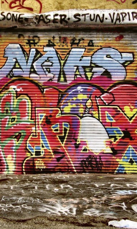 Fototapeta na flizelinie MS-2-0321 GRAFFITI STREET