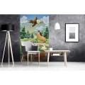 Fototapeta na flizelinie MS-2-0340 ANIMALS AND FOREST