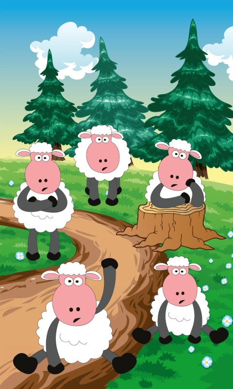 Fototapeta na flizelinie MS-2-0342 SHEEP