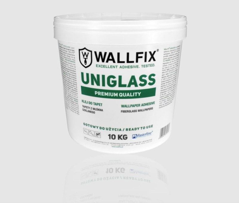 WALLFIX UNIGLASS 10 KG GOTOWY KLEJ DO TAPET z włókna szklanego