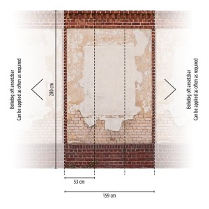 Mural Tapeta 39239-1 / 3923-91 The Wall 2 - Panel ścienny dekoracyjny