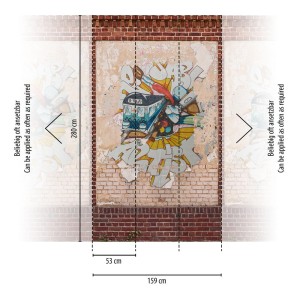 Mural Tapeta 39240-1 / 3924-01 The Wall 2 - Panel ścienny dekoracyjny