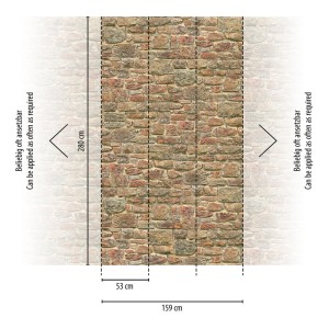 Mural Tapeta 39318-1 / 3931-81 The Wall 2 - Panel ścienny dekoracyjny