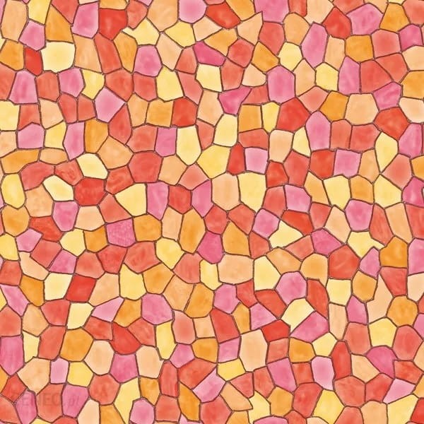 Okleina Witrażowa 200-3072 Toarmina Red-Brown szer 45 cm