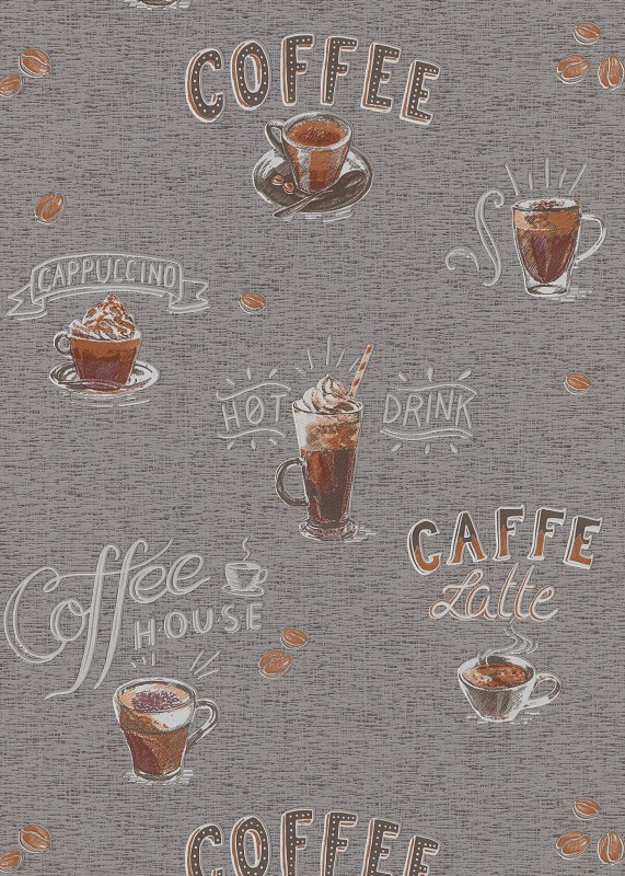 TAPETA 10410-47 ERISMANN FILIŻANKI Z KAWĄ