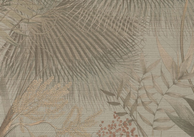 Tapeta 50502 JWALL STRAW - Palme Tahiti