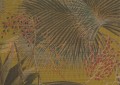 Tapeta 50503 JWALL STRAW - Palme Tahiti