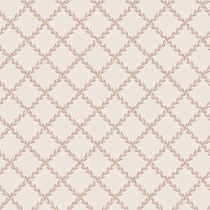 Tapeta S10305 Essentials - Trellis, Terracotta