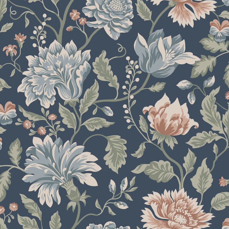 Tapeta S10263 Le Village - Annabelle classic blue