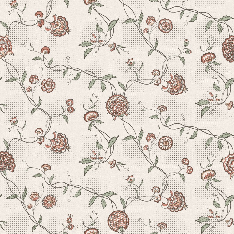 Tapeta S10266 Le Village - Adelaide terracotta
