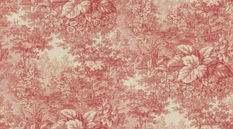 MURAL S10401 Tidlosa - Forest Toile, Red