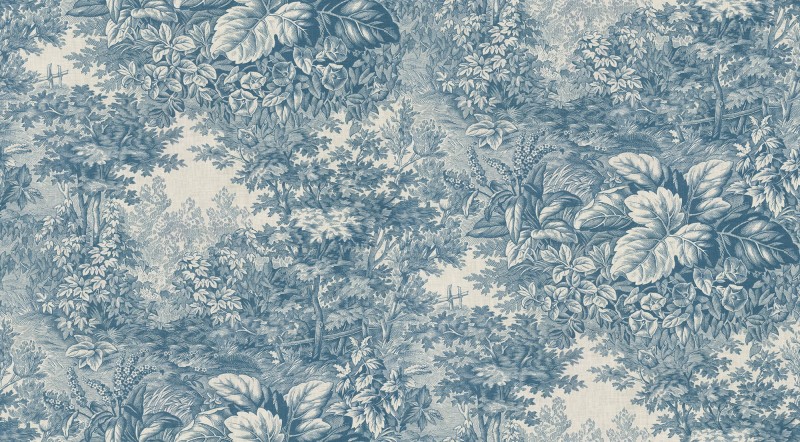 MURAL S10402 Tidlosa - Forest Toile, Blue