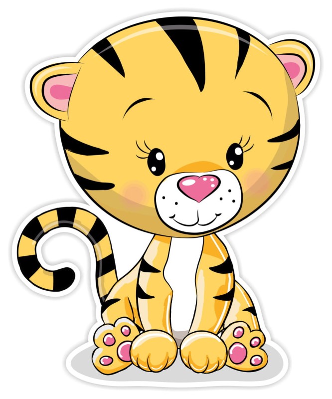 SRP-032 DEKORACJA ŚCIENNA TYGRYSEK