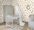 TAPETA 321104 dziecięca w zwierzęta misie lis jeż Kids World 2