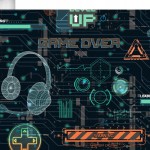 TAPETA B259-09 Ugepa "Gamingowa" - GAME OVER...-