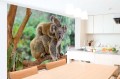 Fototapeta na Flizelinie MS-5-0626 Koala z dzieckiem 375 x 250 cm
