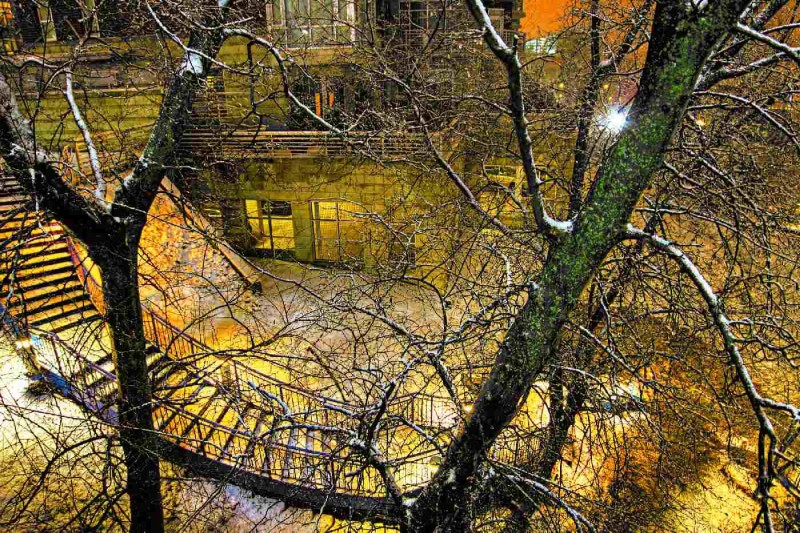 Fototapeta na Flizelinie MS-5-0630 Nocne miasto 375 x 250 cm