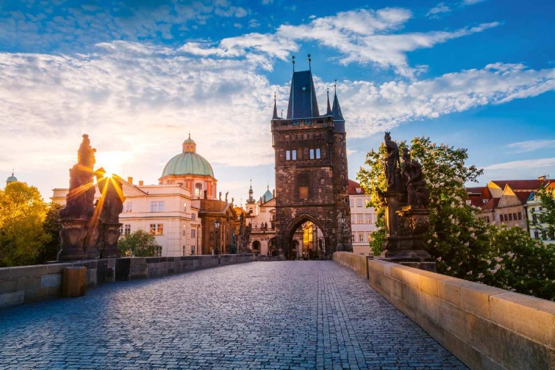 Fototapeta na Flizelinie MS-5-0654 Most Karola 375 x 250 cm