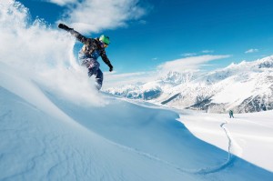 Fototapeta na flizelinie MS-5-1575 Snowboarder 375 x 250 cm