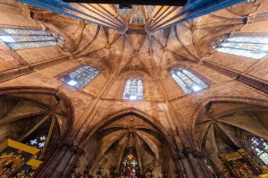 Fototapeta na Flizelinie MS-5-0918 Dzielnica Gotycka Barcelony 375 x 250 cm