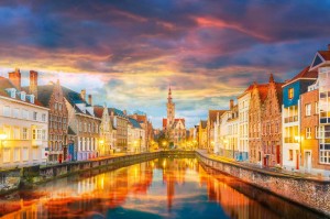 Fototapeta na Flizelinie MS-5-1006 Spiegelrei Canal 375 x 250 cm
