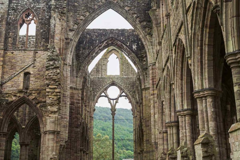 Fototapeta na Flizelinie MS-5-1058 Tintern Abbey 375 x 250 cm
