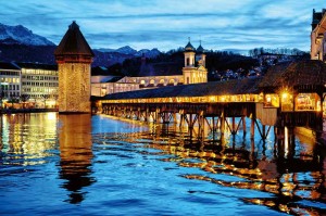 Fototapeta na Flizelinie MS-5-1062 Kapellbrücke, Lucerna 375 x 250 cm