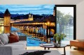 Fototapeta na Flizelinie MS-5-1062 Kapellbrücke, Lucerna 375 x 250 cm
