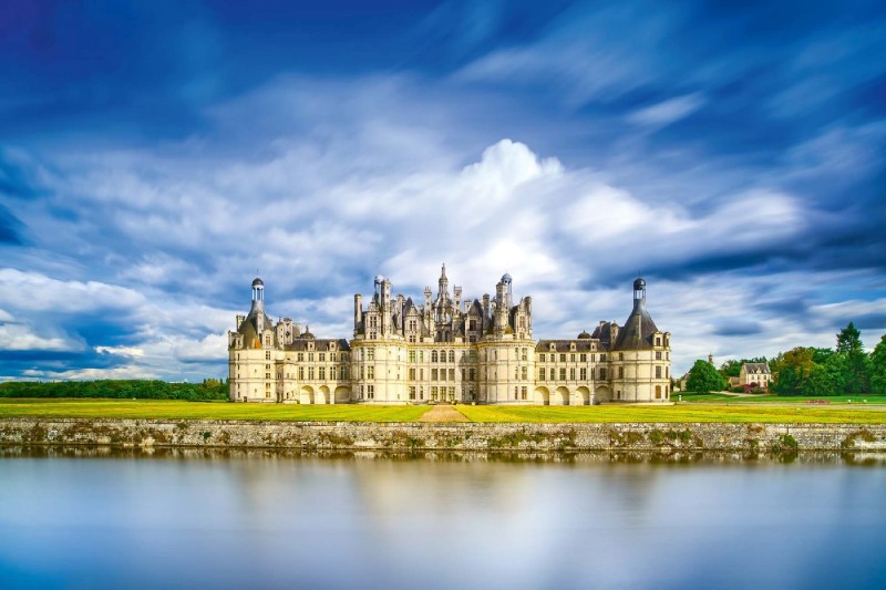 Fototapeta na Flizelinie MS-5-1078 Zamek Chambord 375 x 250 cm