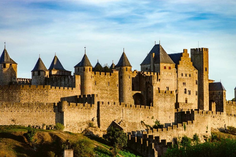 Fototapeta na Flizelinie MS-5-1082 Twierdza Carcassonne 375 x 250 cm