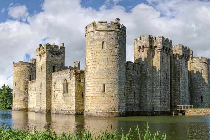 Fototapeta na Flizelinie MS-5-1091 Zamek Bodiam, Anglia 375 x 250 cm