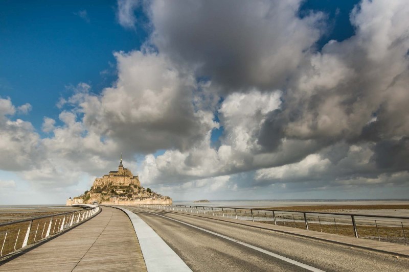 Fototapeta na Flizelinie MS-5-1093 Mont Saint Michel 375 x 250 cm