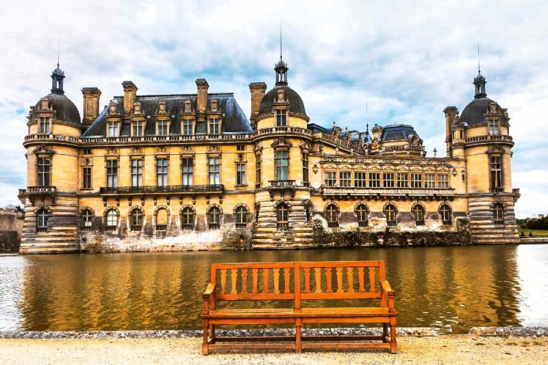 Fototapeta na Flizelinie MS-5-1097 Chateau de Chantilly 375 x 250 cm