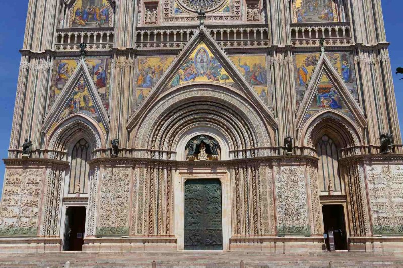 Fototapeta na Flizelinie MS-5-1105 Katedra Wniebowzięcia Najświętszej Marii Panny, Orvieto 375 x 250 cm