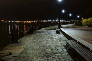 Fototapeta na Flizelinie MS-5-1223 Harborwalk w Bostonie 375 x 250 cm