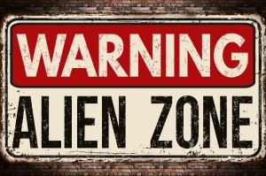 Fototapeta na flizelinie MS-5-2060 Znak - Alien 375 x 250 cm