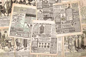 Fototapeta na flizelinie MS-5-2081 Antyczna gazeta 375 x 250 cm