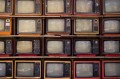 Fototapeta na flizelinie MS-5-2161 Ściana starych telewizorów 375 x 250 cm
