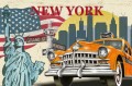 Fototapeta na flizelinie MS-5-2181 New York Taxi 375 x 250 cm