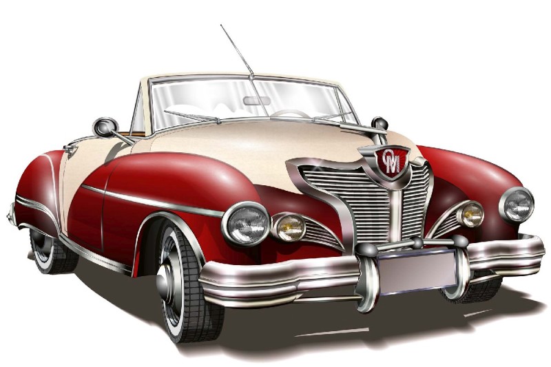 Fototapeta na flizelinie MS-5-2210 Vintage convertible 375 x 250 cm