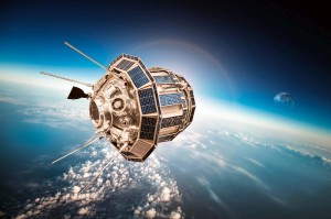 Fototapeta na flizelinie MS-5-2266 Orbitujący satelita 375 x 250 cm