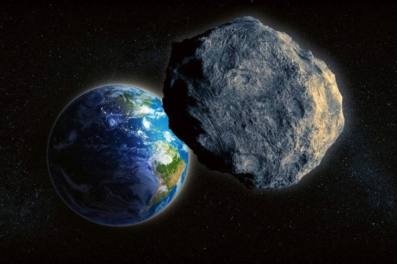 Fototapeta na flizelinie MS-5-2303 Duża asteroida 375 x 250 cm