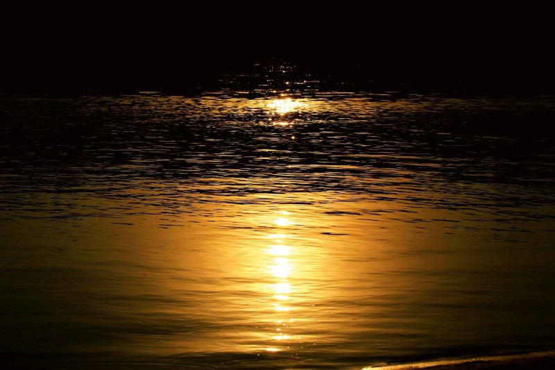 Fototapeta na flizelinie MS-5-2307 Moonlight on the water 375 x 250 cm