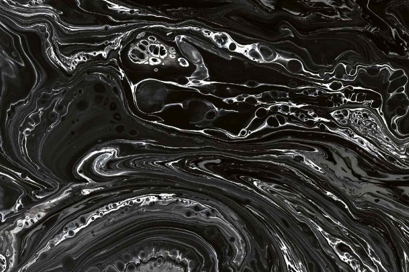 Fototapeta na flizelinie MS-5-2467 Abstrakcyjna faktura czarnego marmuru 375 x 250 cm