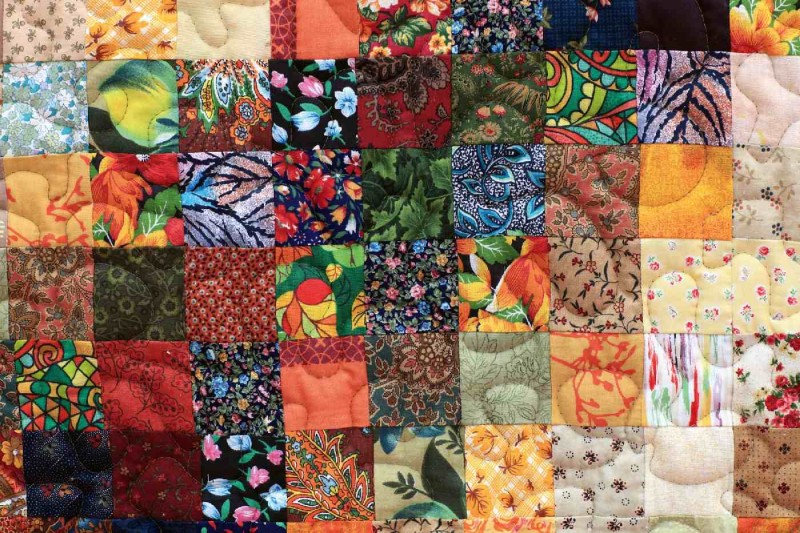 Fototapeta na flizelinie MS-5-2505 Patchwork kwiatowy 375 x 250 cm