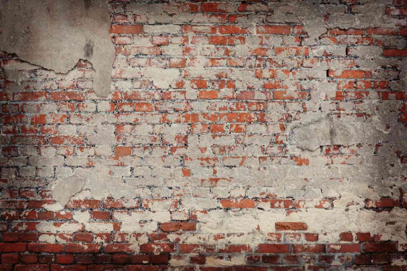 Fototapeta na flizelinie MS-5-2653 Ściana z cegły łuszczonej 375 x 250 cm
