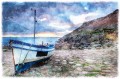 Fototapeta na flizelinie MS-5-2778 Łódź rybacka 375 x 250 cm